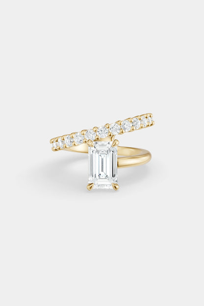 Natasha Diamond Wrap Ring | 0.05ct Round Diamond Band