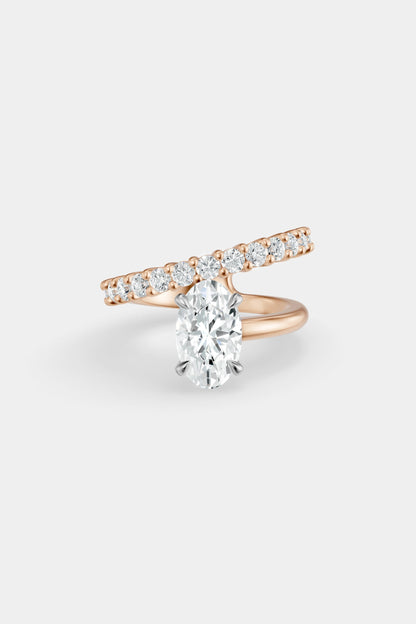 Natasha Diamond Wrap Ring | 0.05ct Round Diamond Band