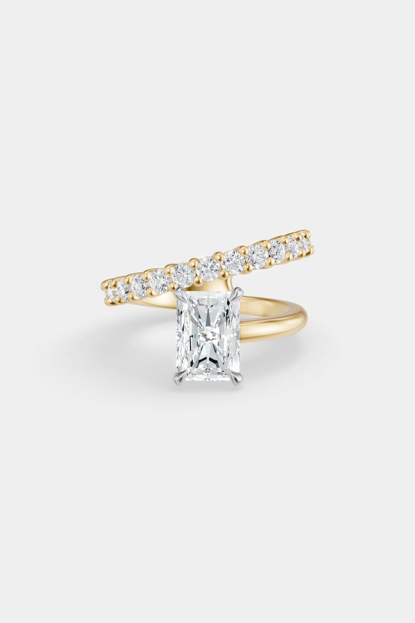 Natasha Diamond Wrap Ring | 0.05ct Round Diamond Band