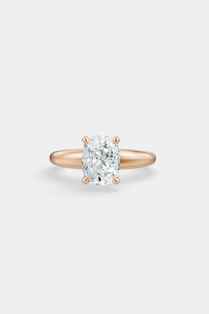 Diamond Solitaire Ring | Large Heidi Band
