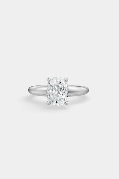 Diamond Solitaire Ring | Large Heidi Band