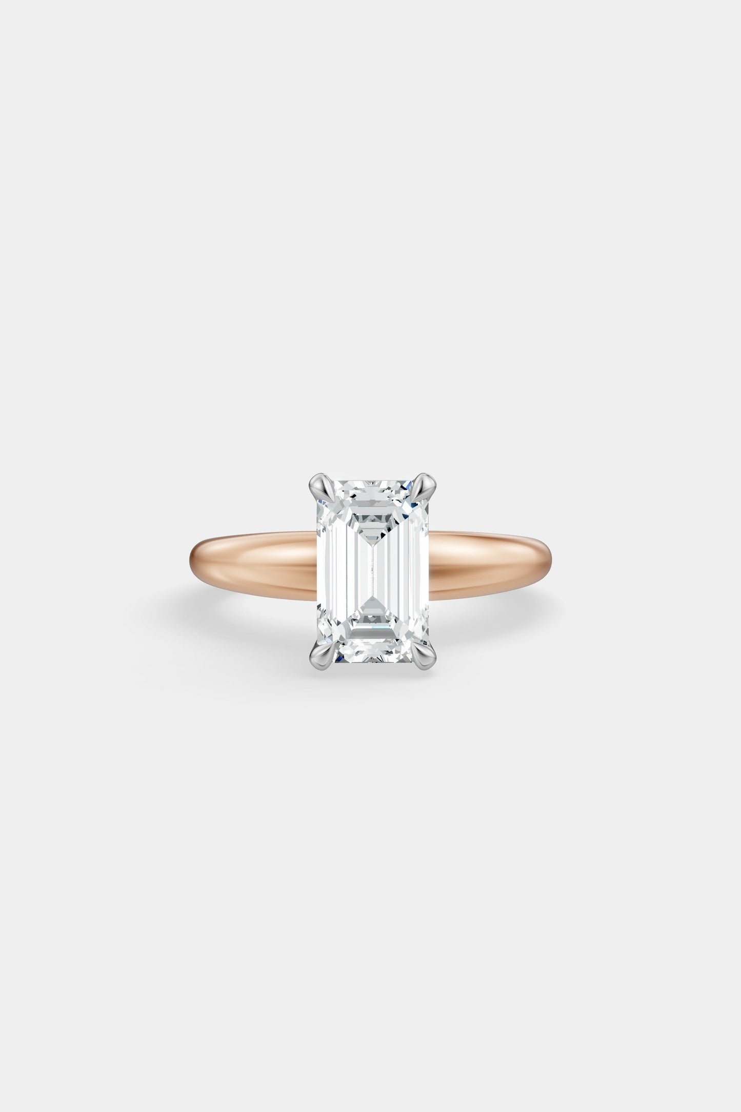 Diamond Solitaire Ring | Large Heidi Band