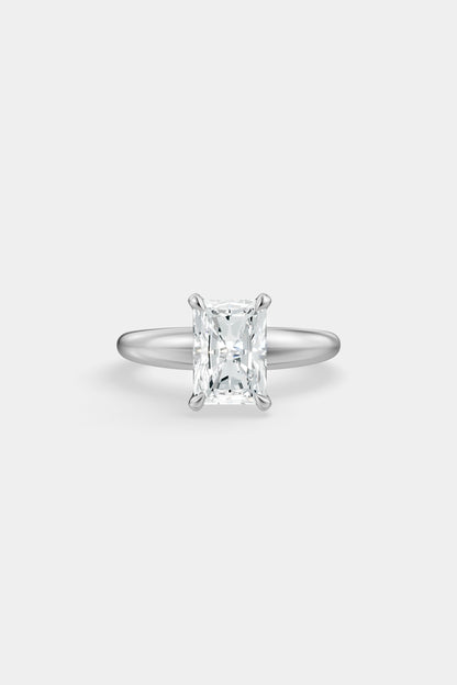 Diamond Solitaire Ring | Large Heidi Band