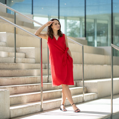 Dress with Side Ribbon Natalie