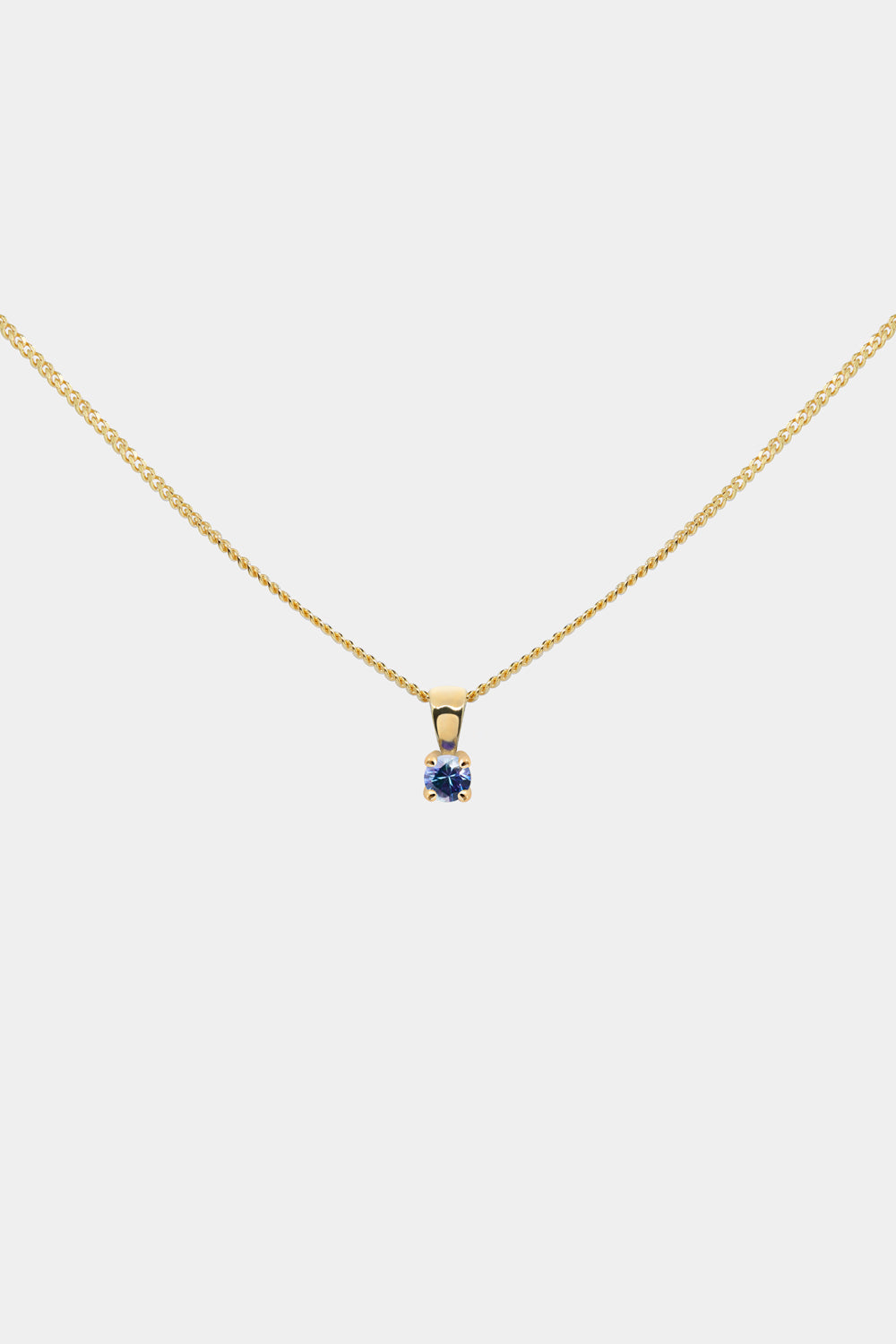 Birthstone Pendant | 9K Yellow Gold