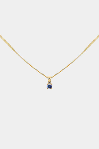 Birthstone Pendant | 9K Yellow Gold