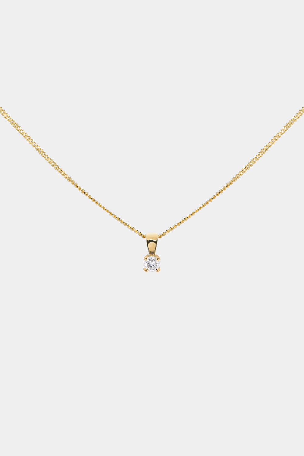 Birthstone Pendant | 9K Yellow Gold