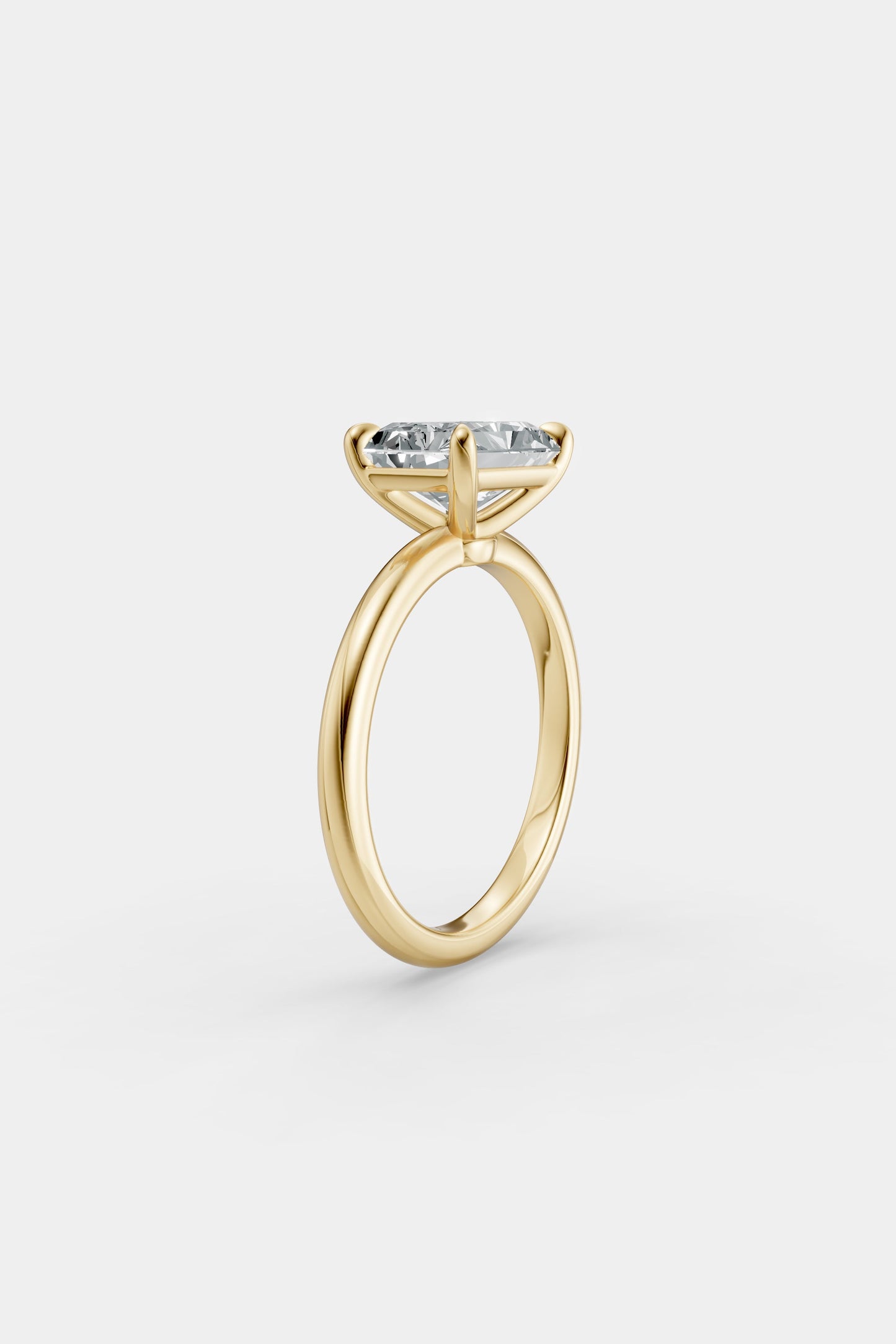 East West Diamond Solitaire Ring | Piccolo Band