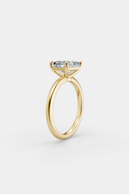 East West Diamond Solitaire Ring | Piccolo Band