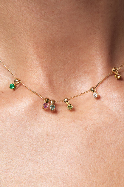 Birthstone Pendant | 9K Yellow Gold