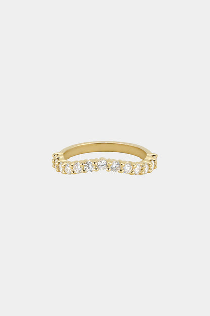 Insignia Diamond Band | 18K Yellow Gold