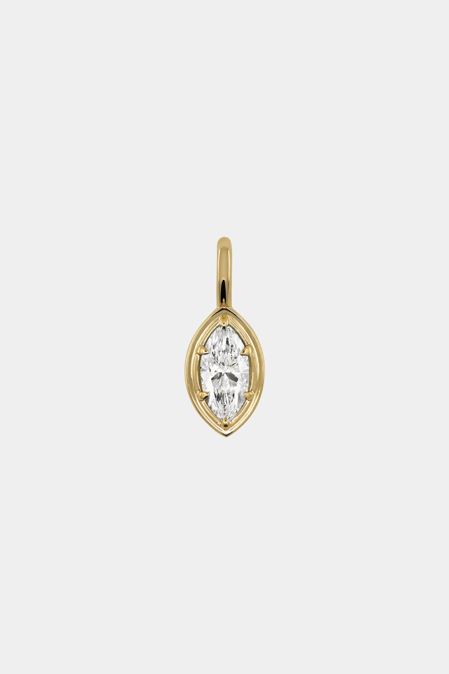 Roma Marquise Gemstone Pendant | Yellow Gold