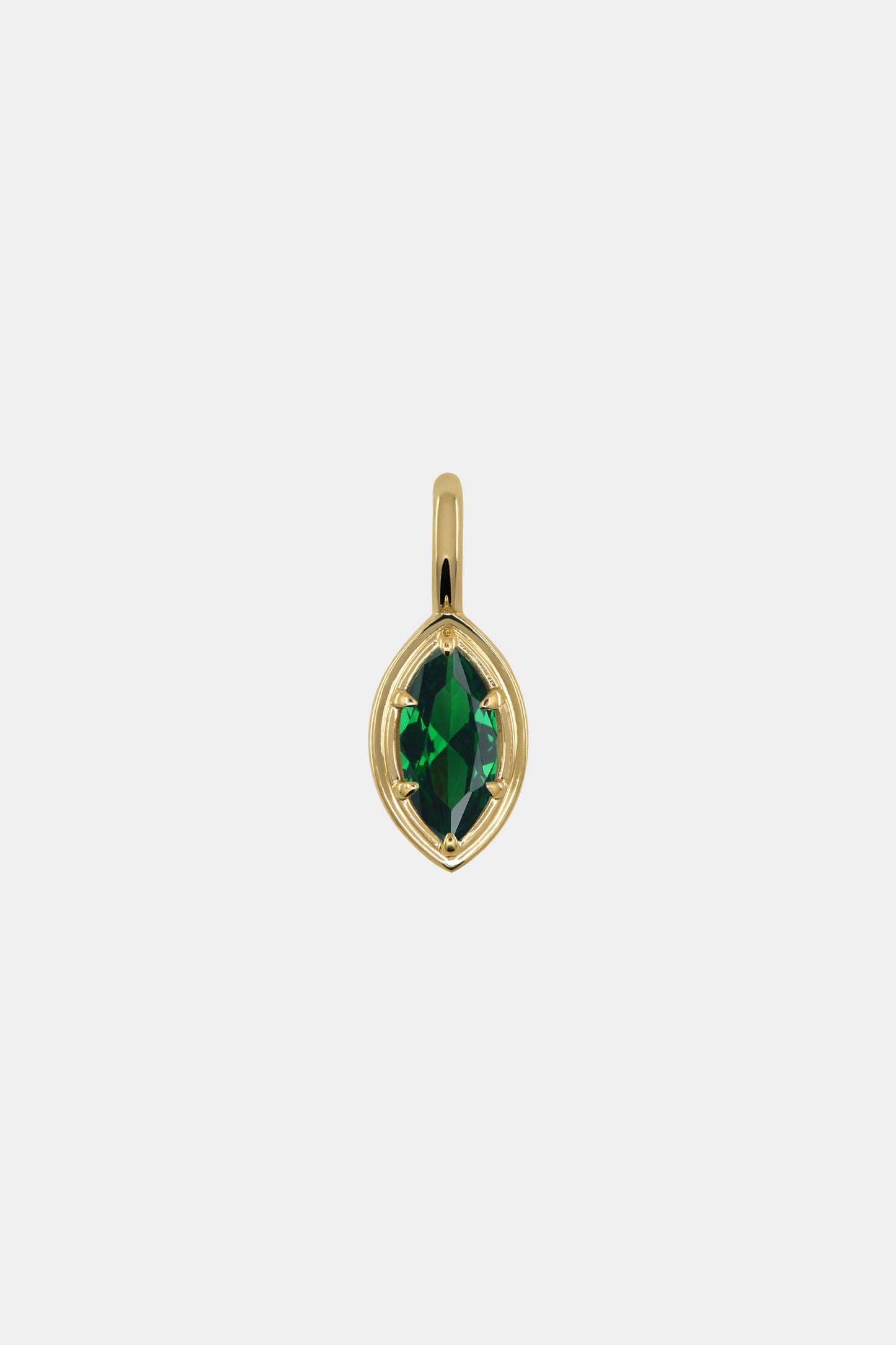 Roma Marquise Gemstone Pendant | Yellow Gold