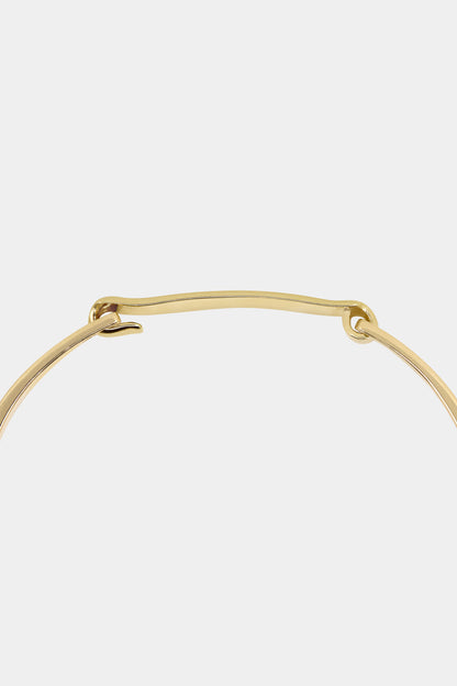 Sapphire Tallows Bangle | Yellow Gold