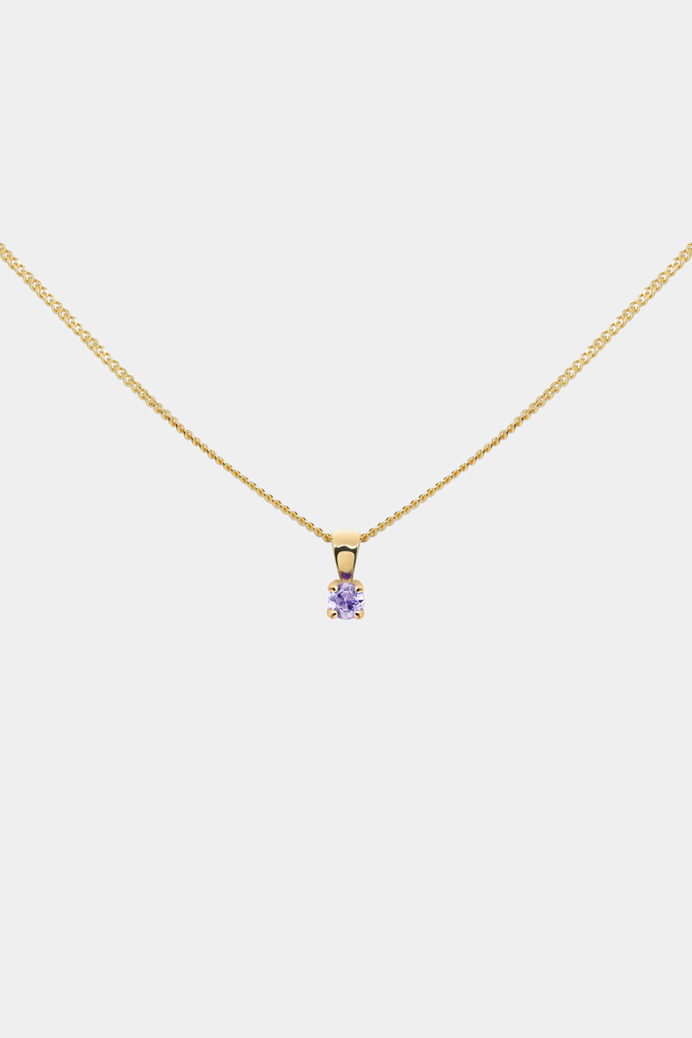 Birthstone Pendant | 9K Yellow Gold