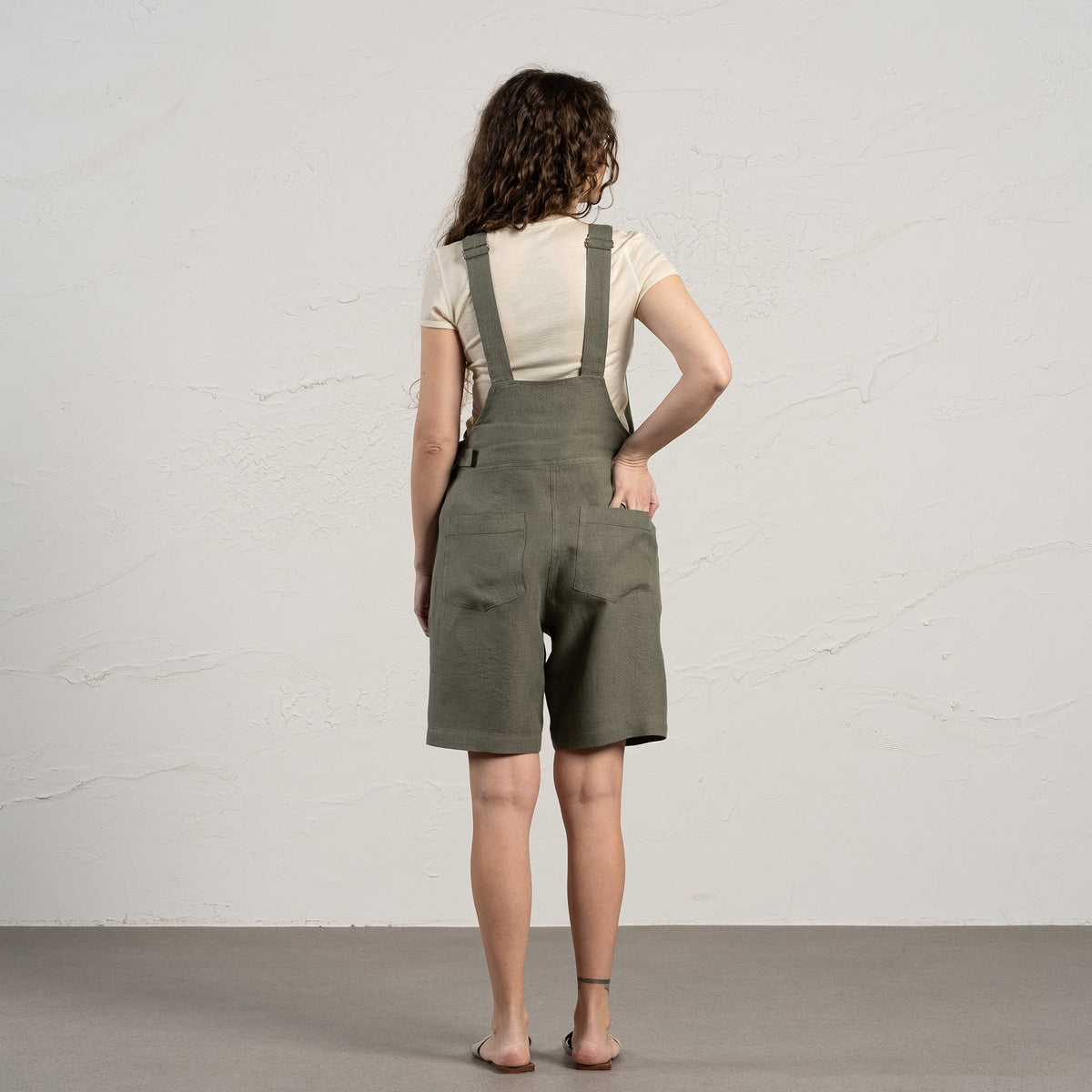 Linen Short Romper Nino