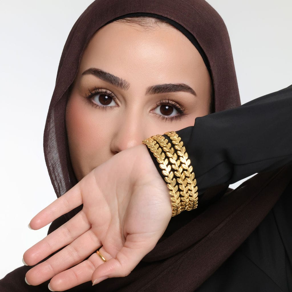 Palestine Olive Layering Bangle