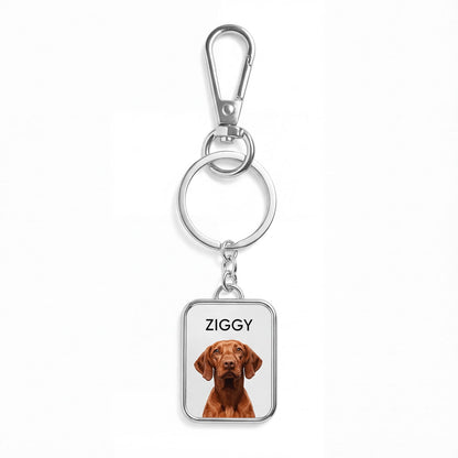 Personalized Pet Portrait Keychain