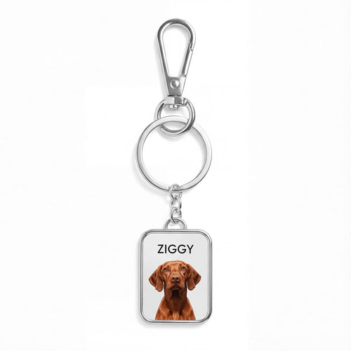 Personalized Pet Portrait Keychain