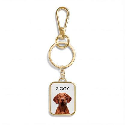 Personalized Pet Portrait Keychain