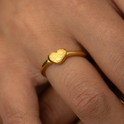 “Quwa” | Strength Heart Ring