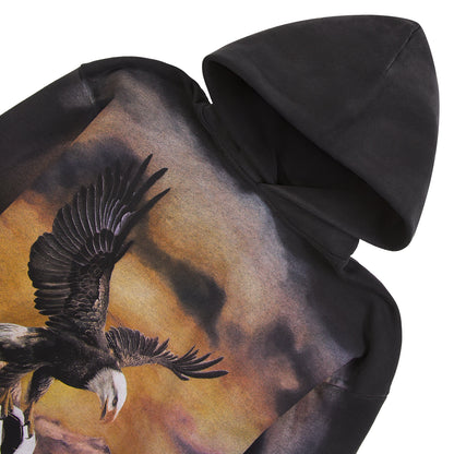 Chrome Flight Hoodie | Stained Black
