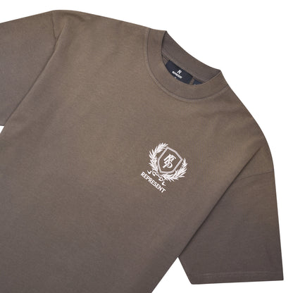 Crest Tee | Taupe