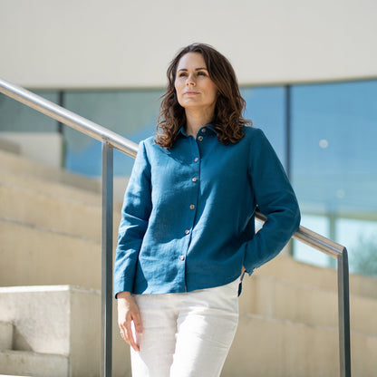 Linen Long Sleeve Shirt Rebeca
