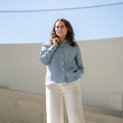 Linen Long Sleeve Shirt Rebeca