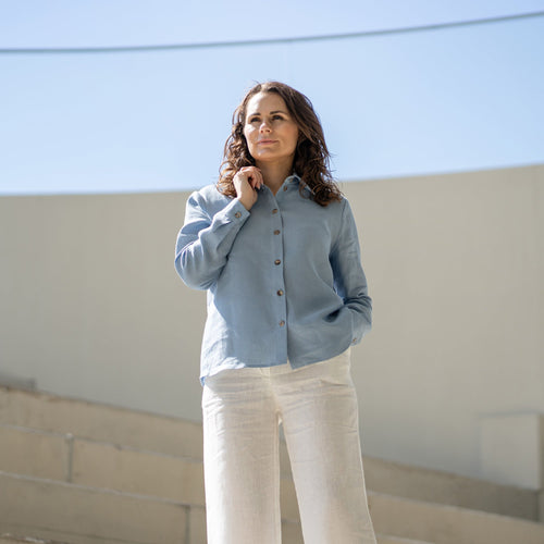 Linen Long Sleeve Shirt Rebeca