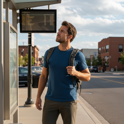 Men's 100% Merino Travel T-Shirt