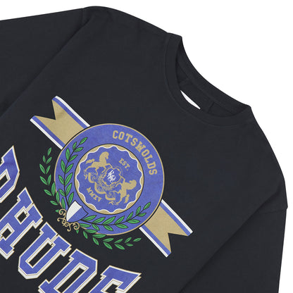 Cotswold Crest Tee | Vintage Black