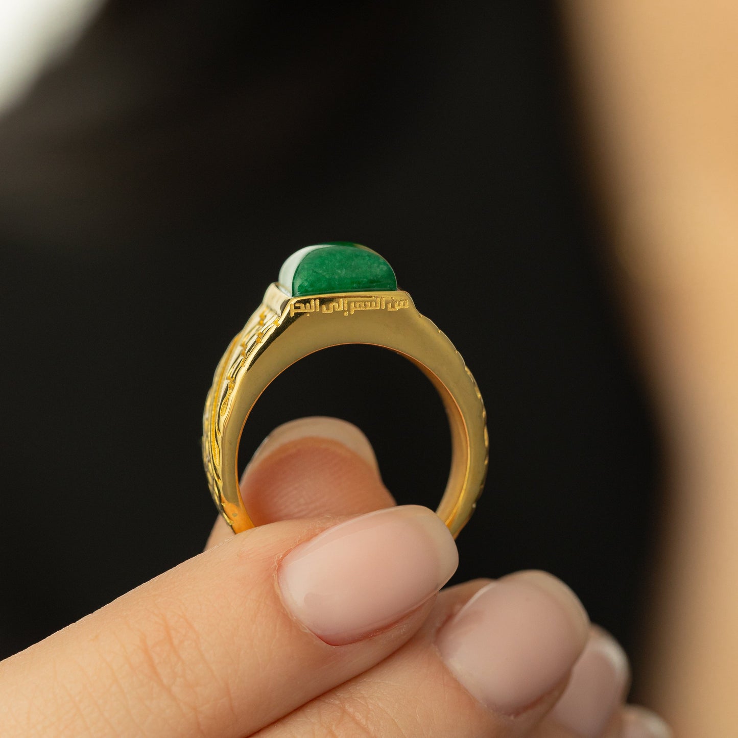 "River to Sea" Onyx Ring | Women