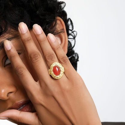 "Roots Don't Fade" Stone Ring | Women