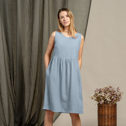 Smock Dress Eliza Cloudy Blue