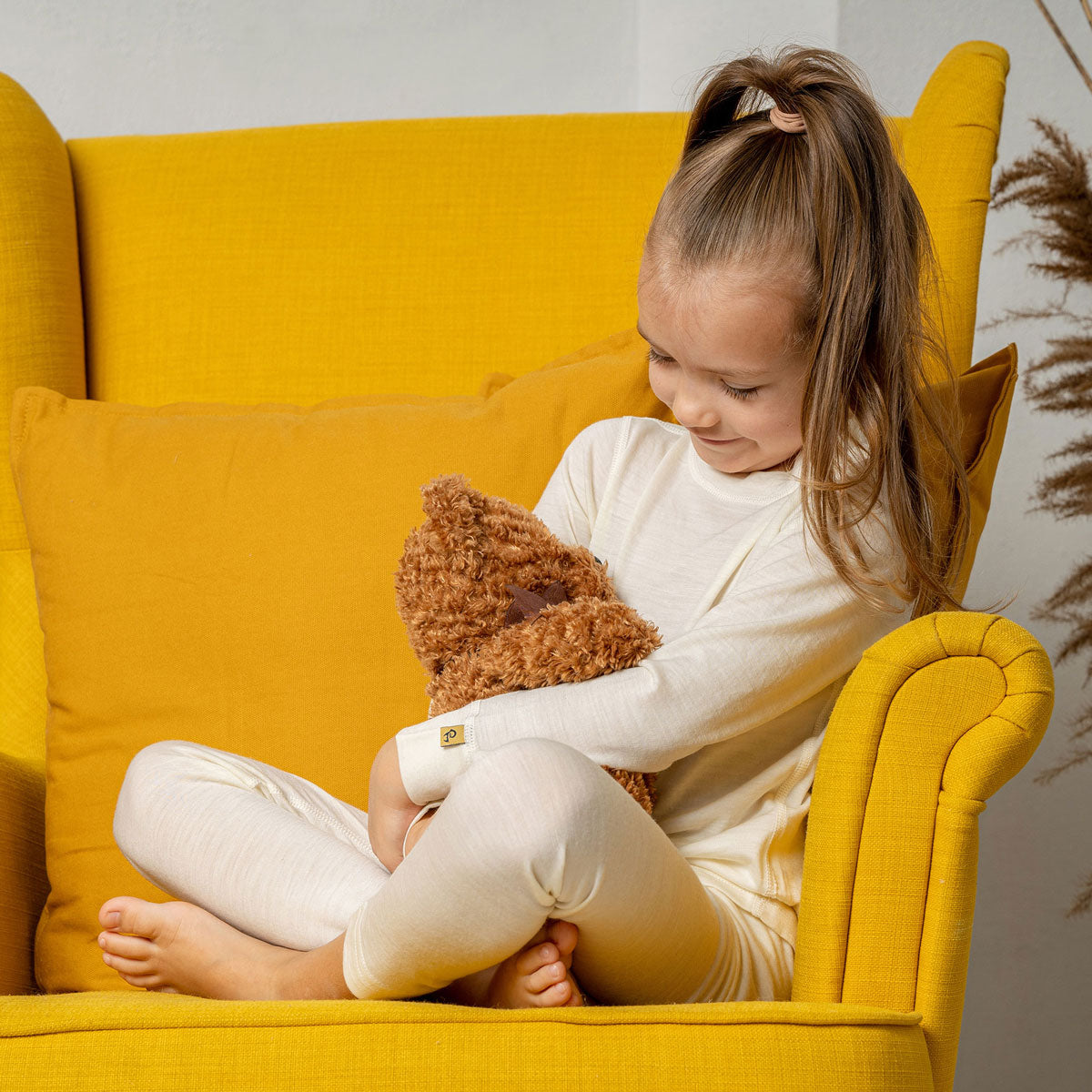 Kids' 160 Thermal Long Sleeve Crew Natural