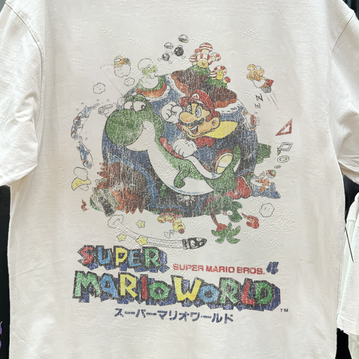 Super Mario World '98 Japan Vintage White T-Shirt