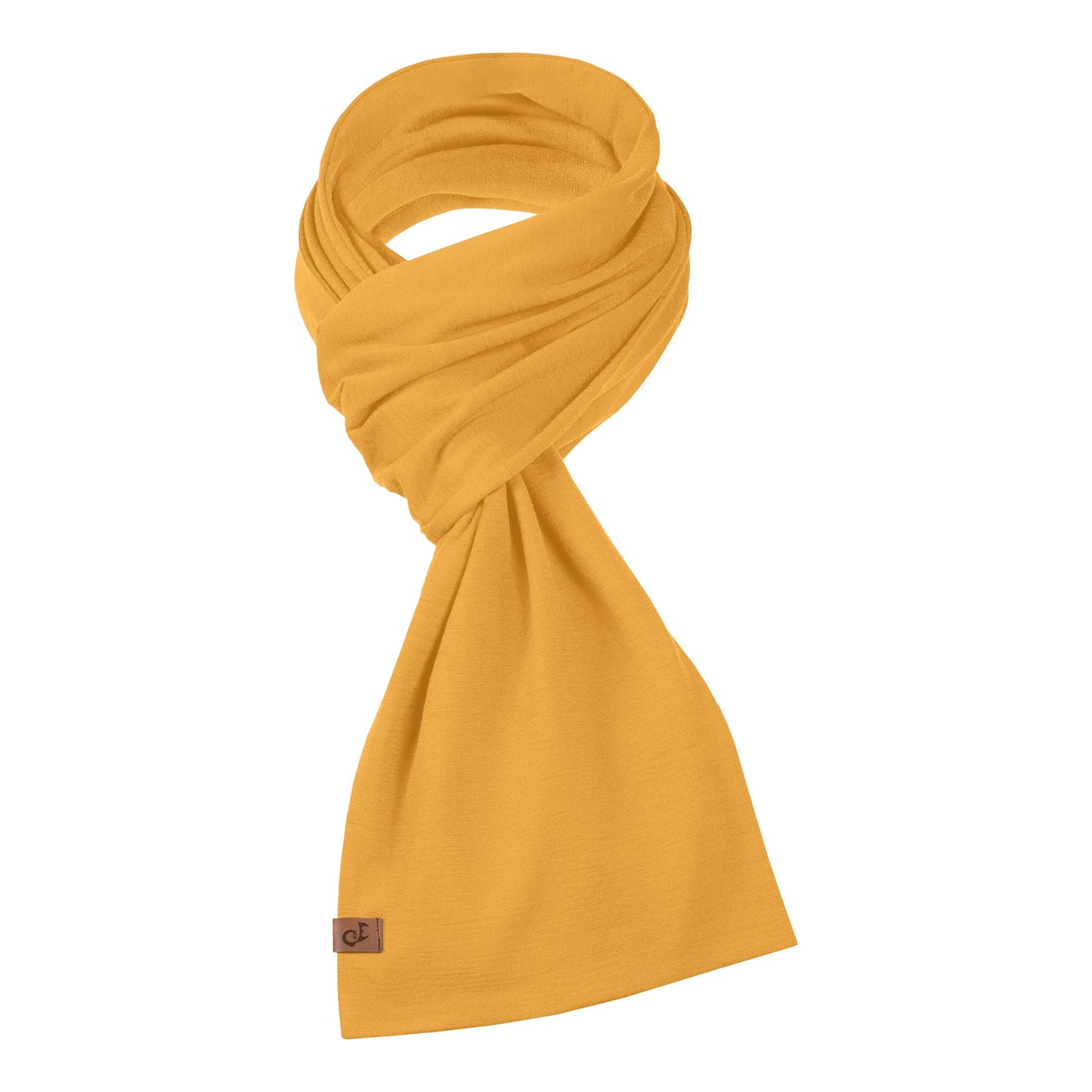 Men's Merino Scarf Yellow