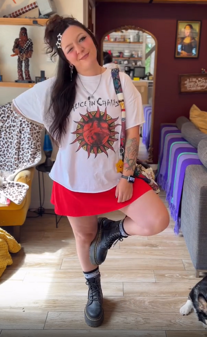 93 Alice In Chains Lollapalooza Washed White Tee