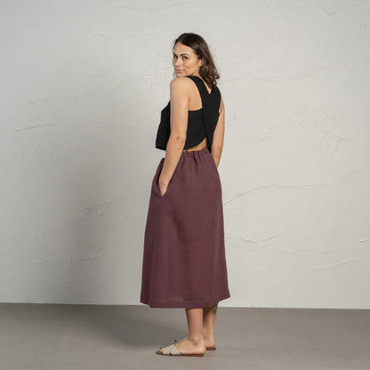 Cross Back Crop Top Serena