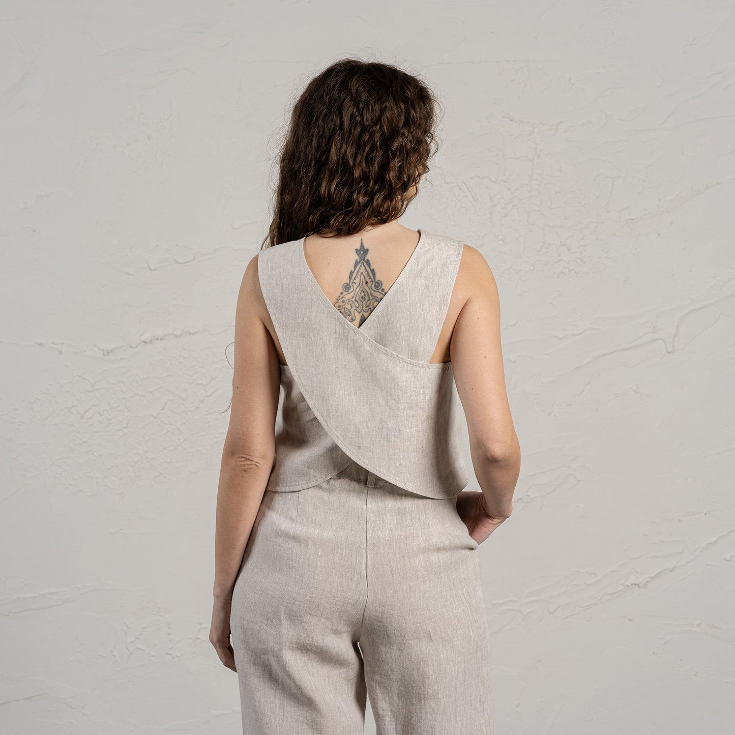 Cross Back Crop Top Serena