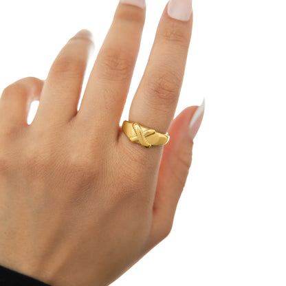 "Leave Your Mark | X" Ring