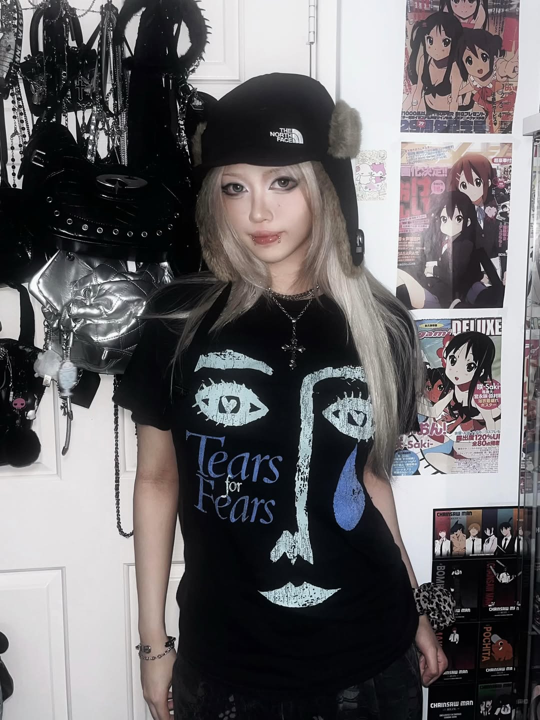 Rare Tears For Fears Washed Black Tee