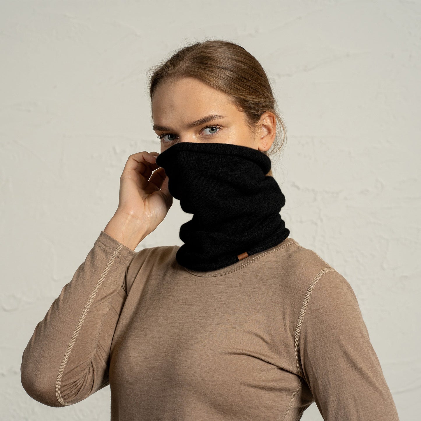 Women's Cashmere Knit Snood Gaiter