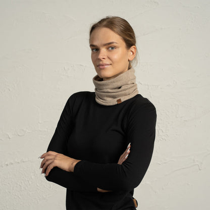 Women's Cashmere Knit Snood Gaiter