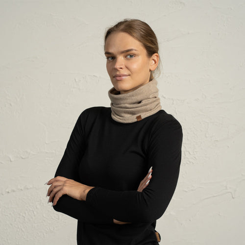Women's Cashmere Knit Snood Gaiter