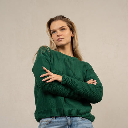 Women's Knit Cotton Sweater Sonata