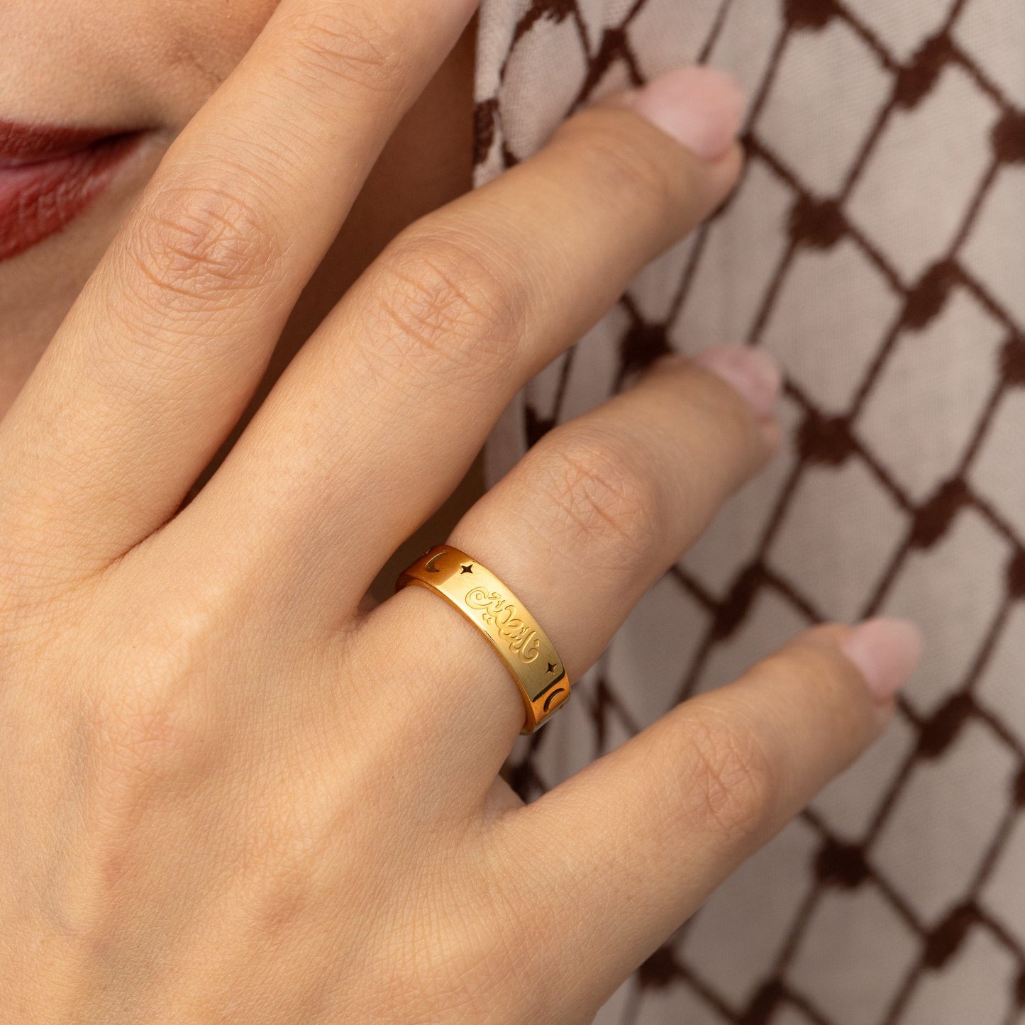 Starlit Palestine Ring