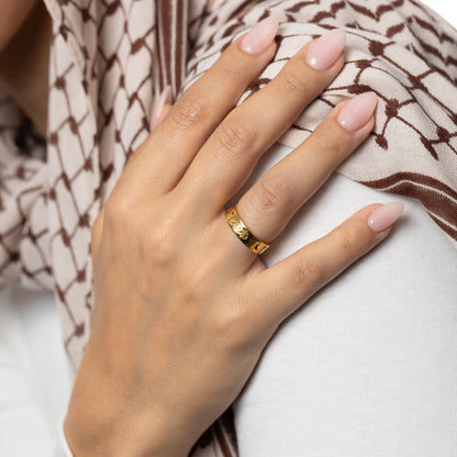 Starlit Palestine Ring