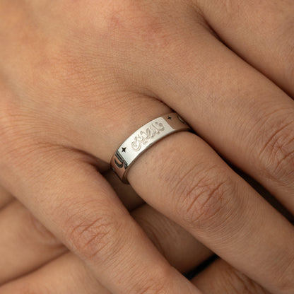Starlit Palestine Ring